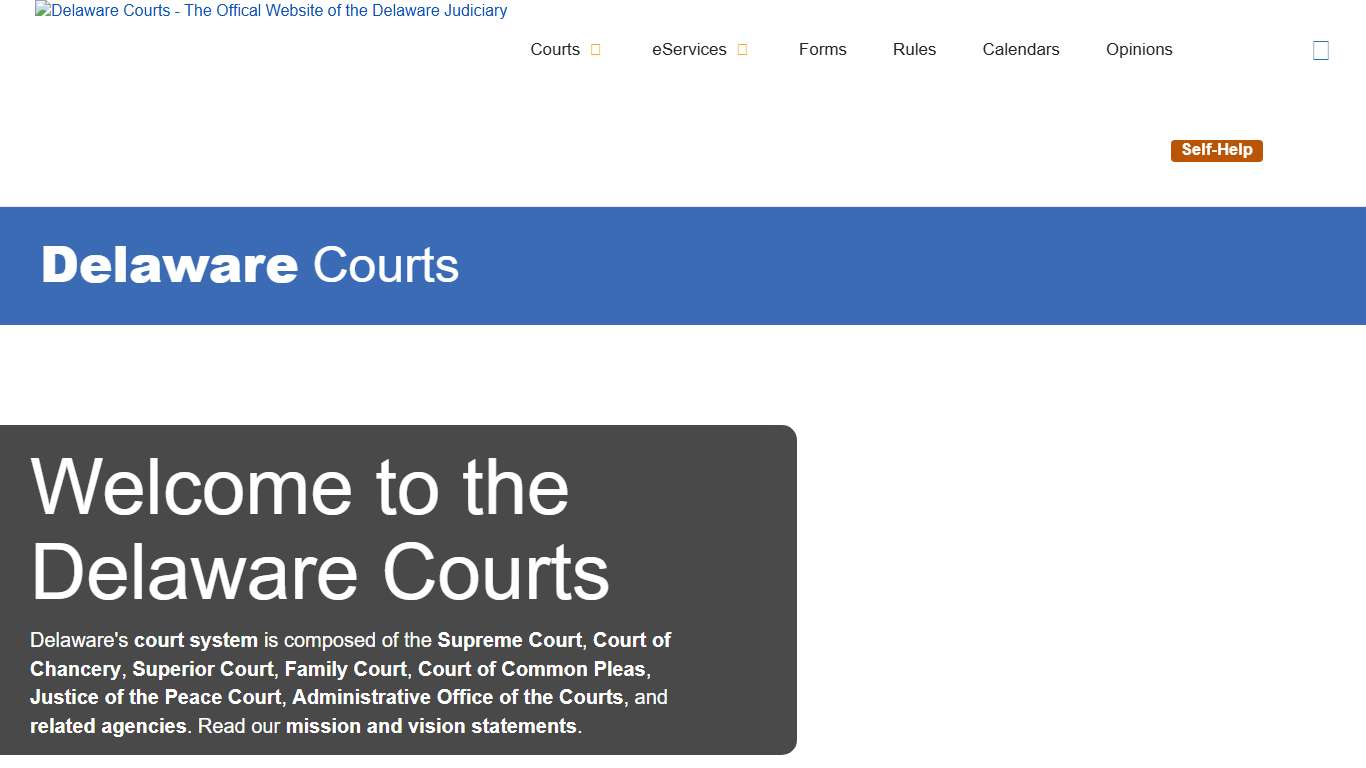 Delaware Courts - State of Delaware